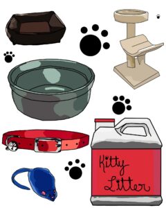 Complete Kitten Welcome Kit (Litter + Scratcher + Bowl + Treat)