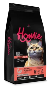 Homie Sterilised Hypoallergenic Urinary Adult Cat Food – Salmon (PRO30)