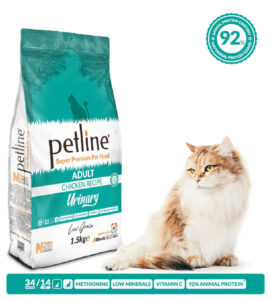 Petline Super Premium Adult Urinary Cat Food Chicken Selection – 1 KG